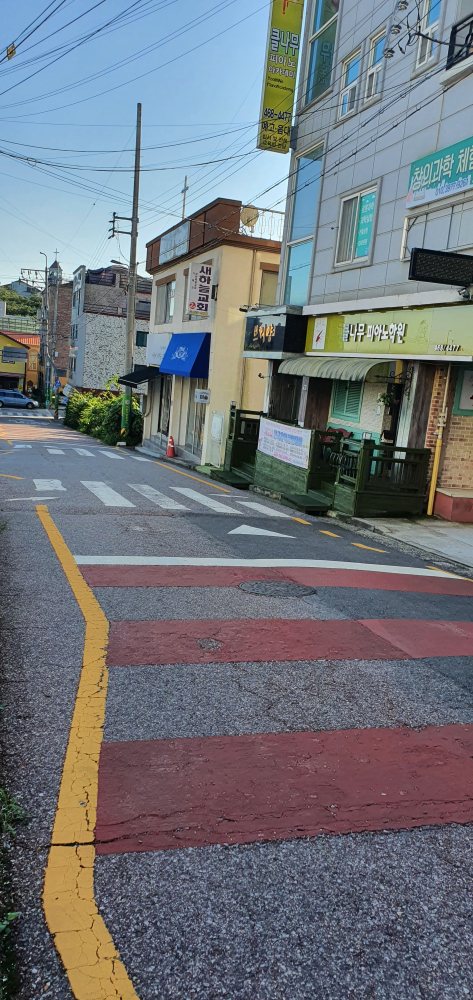 지곡초  이면도로