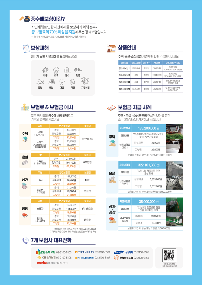 '23년풍수해보험홍보전단지(후면)