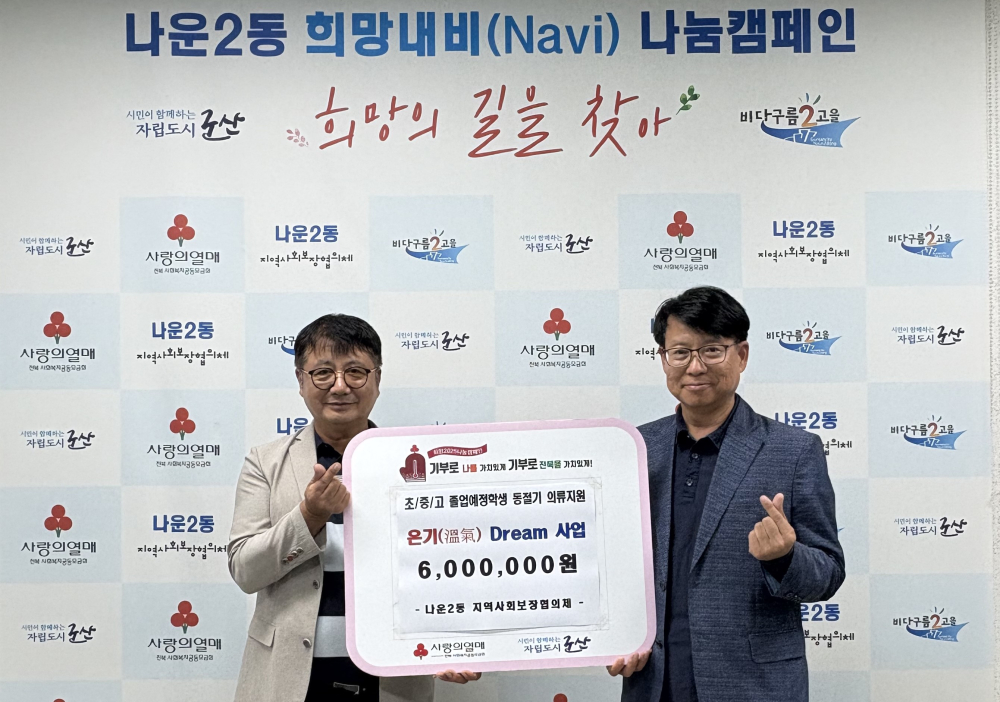 보도자료관련사진1(나운2동지역사회보장협의체'온기(溫氣)Dream사업'진행)
