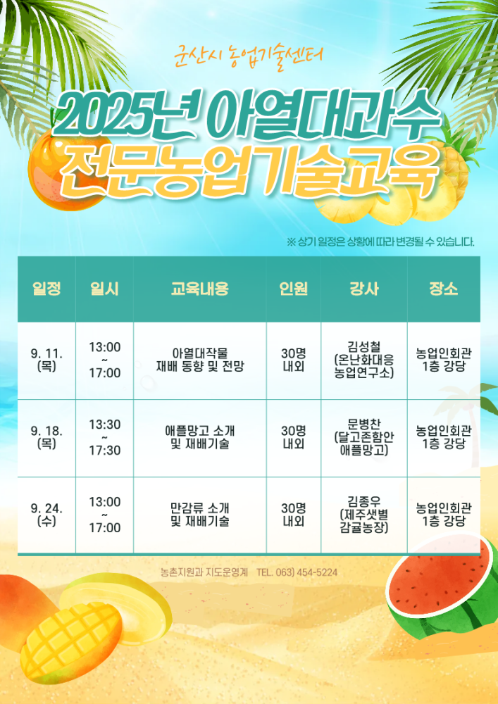2025년전문농업기술교육-아열대과수_1